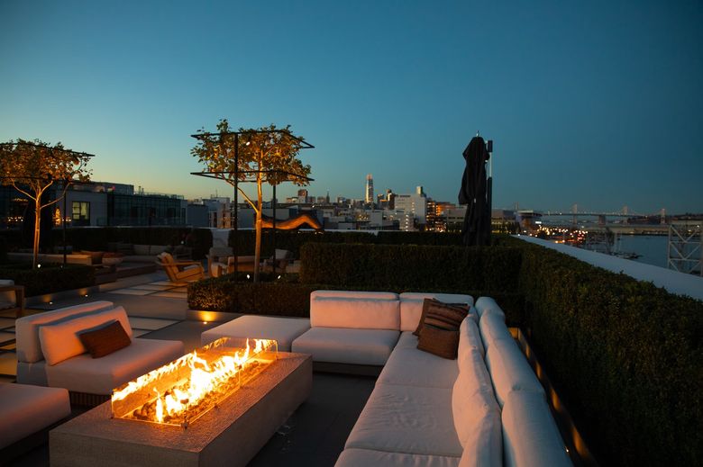 Какие противопожарные расстояния действуют для открытого огня в КП «Madison Park»?
